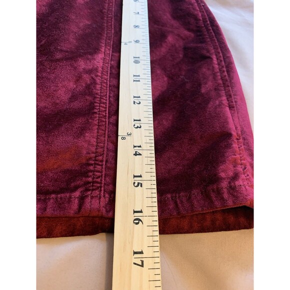 Free People Retro Velvet Mini Kimora Skirt Size 28 Academia Clueless Vampy - Picture 10 of 10